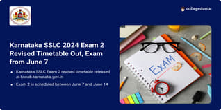 Karnataka SSLC 2024 Exam 2 Revised Timetable Out, Exam from June 7; Check Schedule Here